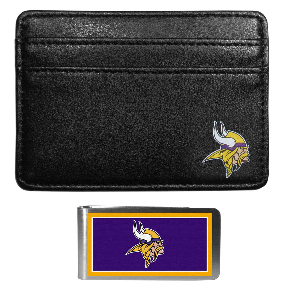 Minnesota Vikings Weekend Wallet & Color Money Clip - Minnesota Vikings - Flyclothing LLC
