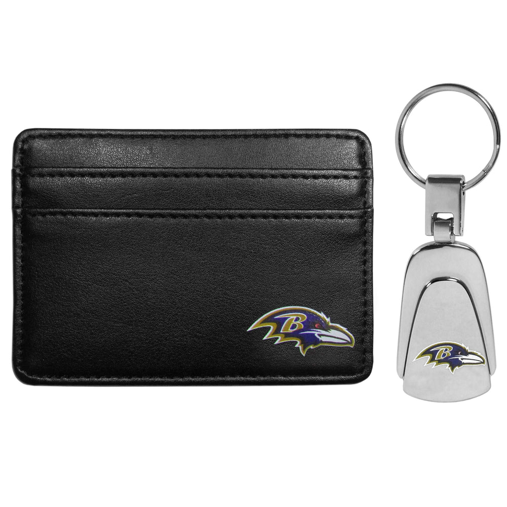 Baltimore Ravens Weekend Wallet & Steel Key Chain - Baltimore Ravens - Flyclothing LLC