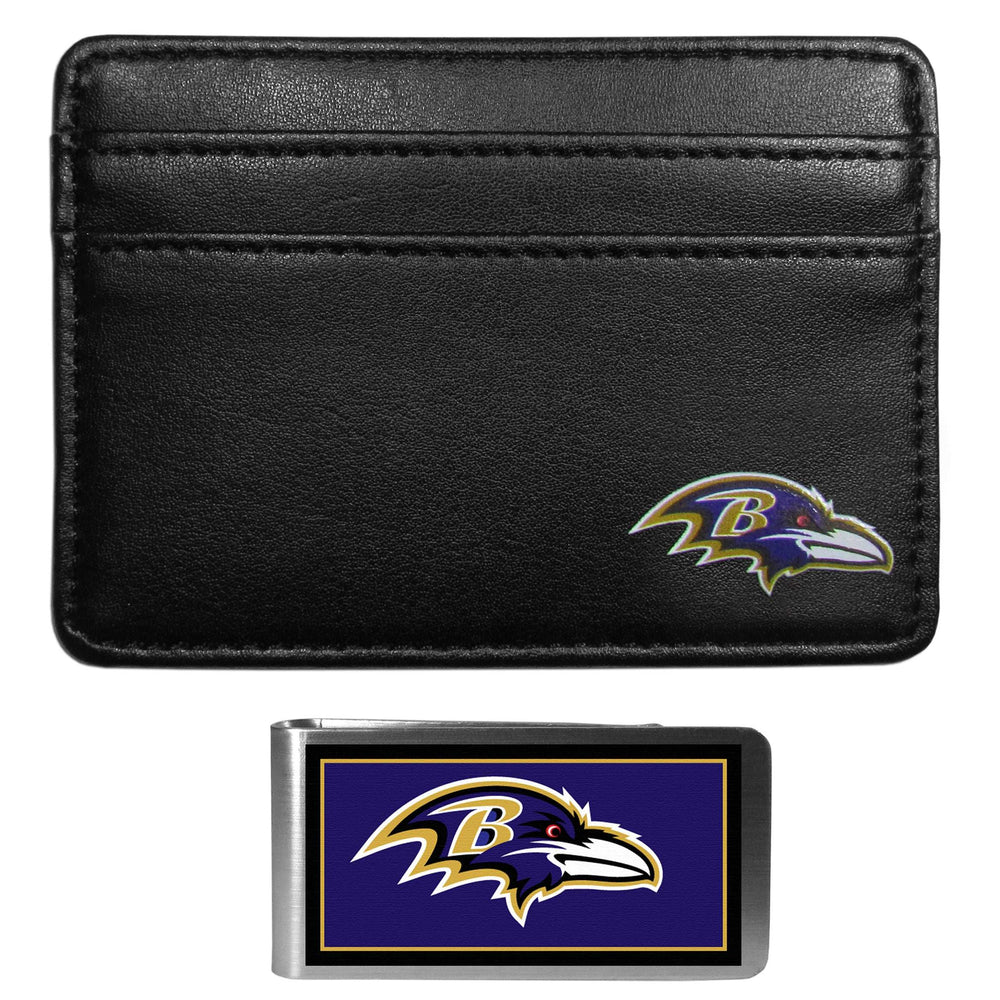 Baltimore Ravens Weekend Wallet & Color Money Clip - Baltimore Ravens - Flyclothing LLC
