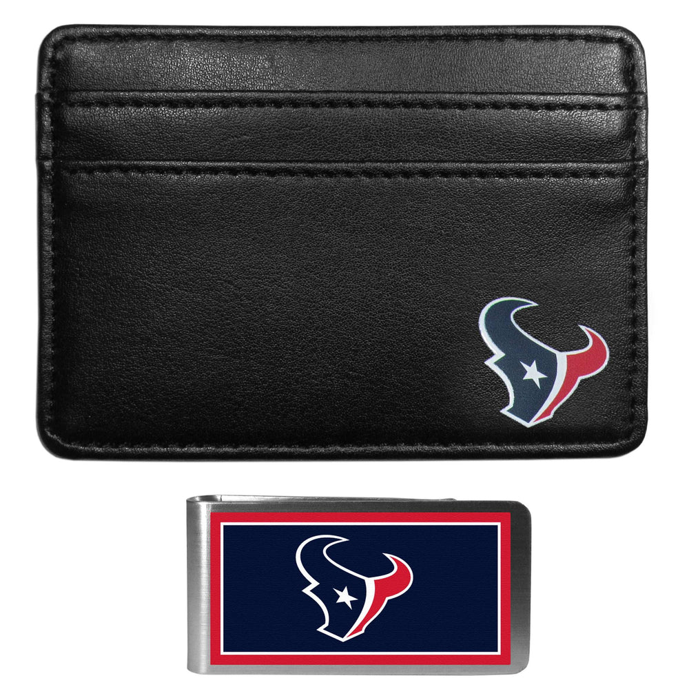 Houston Texans Weekend Wallet & Color Money Clip - Houston Texans - Flyclothing LLC