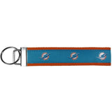 Miami Dolphins Woven Wristlet Key Chain - Miami Dolphins - Flyclothing LLC