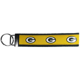 Green Bay Packers Woven Wristlet Key Chain - Green Bay Packers - Flyclothing LLC
