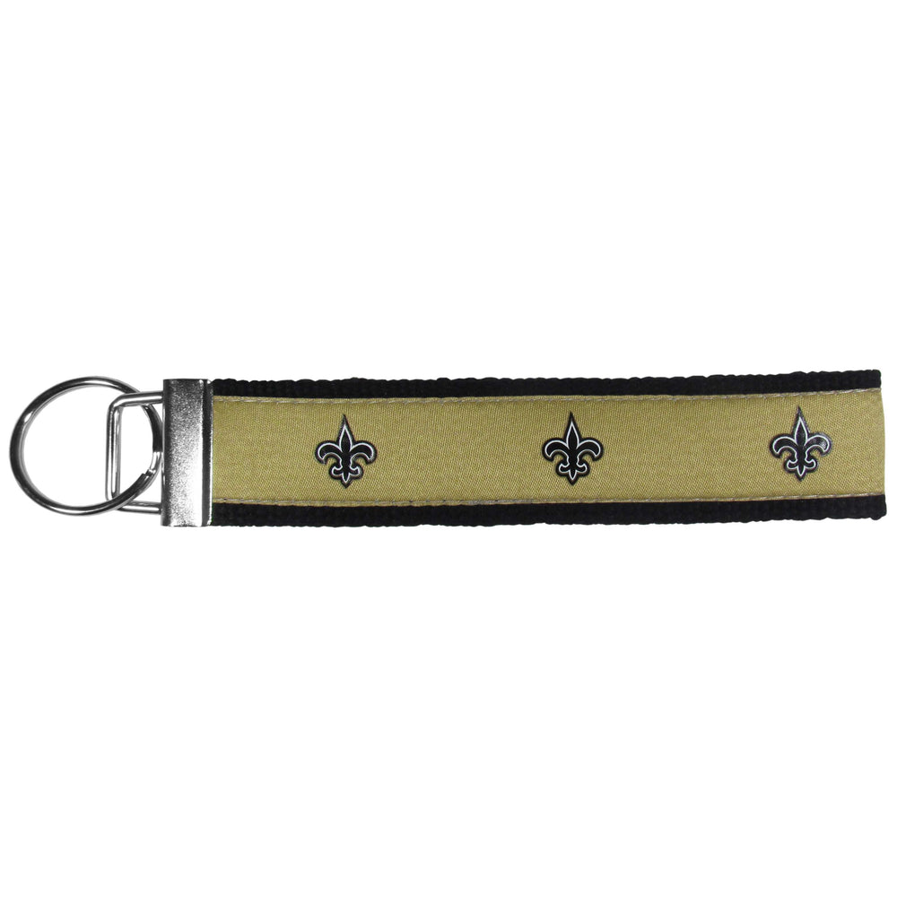New Orleans Saints Woven Wristlet Key Chain - New Orleans Saints - Flyclothing LLC
