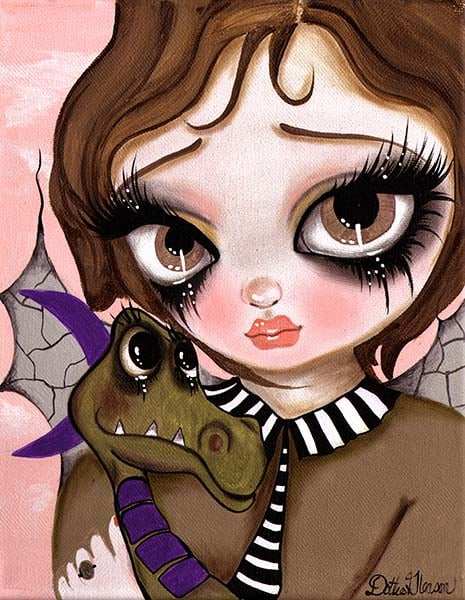Black Market Art Company Fairies & Dragons No. 1 Print - Black Market Art Company - Flyclothing LLC