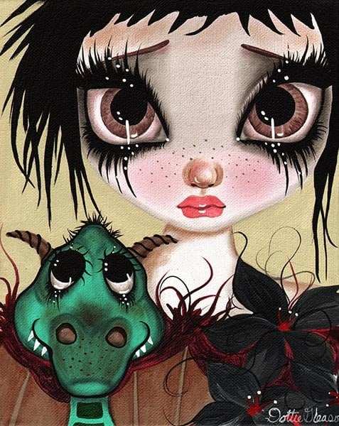 Black Market Art Company Fairies & Dragons No. 2 Print - Black Market Art Company - Flyclothing LLC