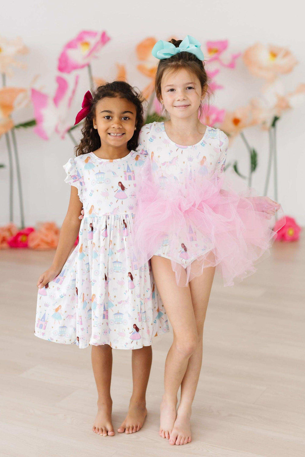 Fairy Princess 3/4 Sleeve Tutu Leotard - Mila & Rose ® - Flyclothing LLC