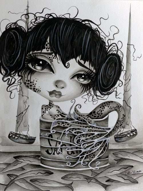 Black Market Art Company Fancy Feast Print - Black Market Art Company - Flyclothing LLC