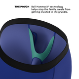 The Fancy Feather | Peacock Long Leg Ball Hammock® Pouch Underwear With Fly - Shinesty - Flyclothing LLC