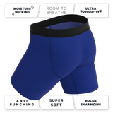 The Fancy Feather | Peacock Long Leg Ball Hammock® Pouch Underwear With Fly - Shinesty - Flyclothing LLC