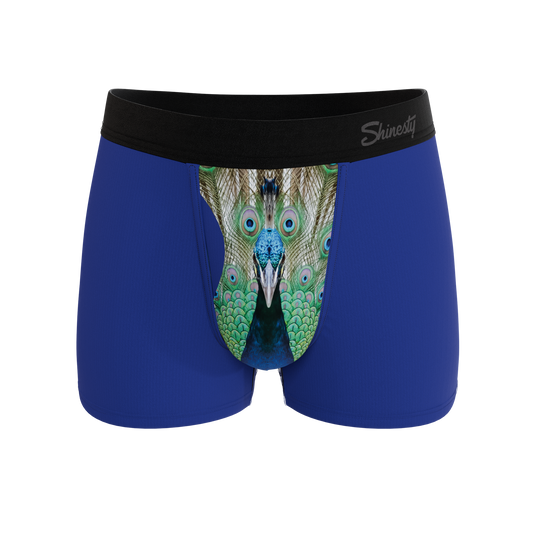 The Fancy Feather | Peacock Ball Hammock® Pouch Trunks Underwear - Shinesty - Flyclothing LLC