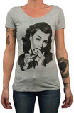 Black Market Art Company Fine Tobaccos Women's Loose Neck T-Shirt - Black Market Art Company - Flyclothing LLC