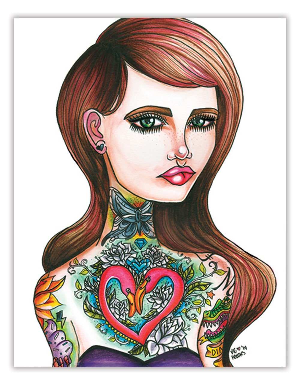 Black Market Art Company Flamingo Print - Black Market Art Company - Flyclothing LLC