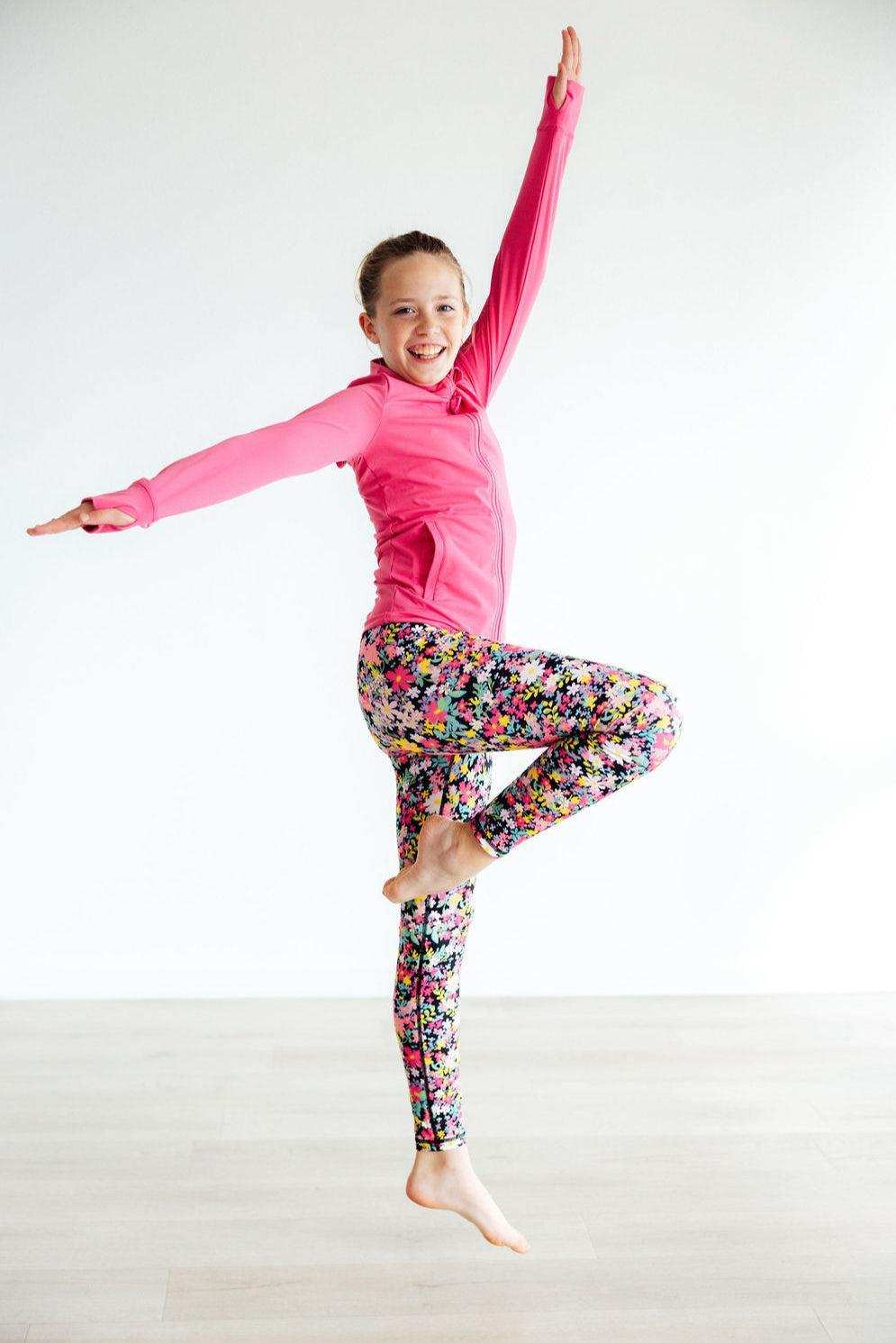 Flexible Floral Active Legging - Mila & Rose ® - Flyclothing LLC
