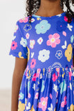 Floral Frenzy S/S Pocket Twirl Dress - Mila & Rose ® - Flyclothing LLC