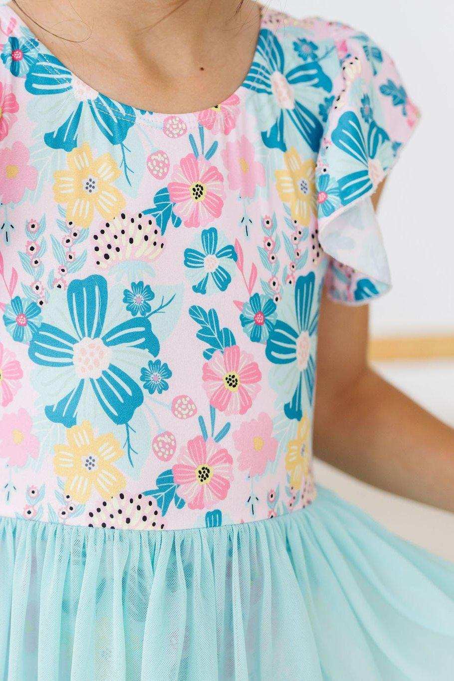 Floral Garden S/S Twirl Leotard - Mila & Rose ® - Flyclothing LLC