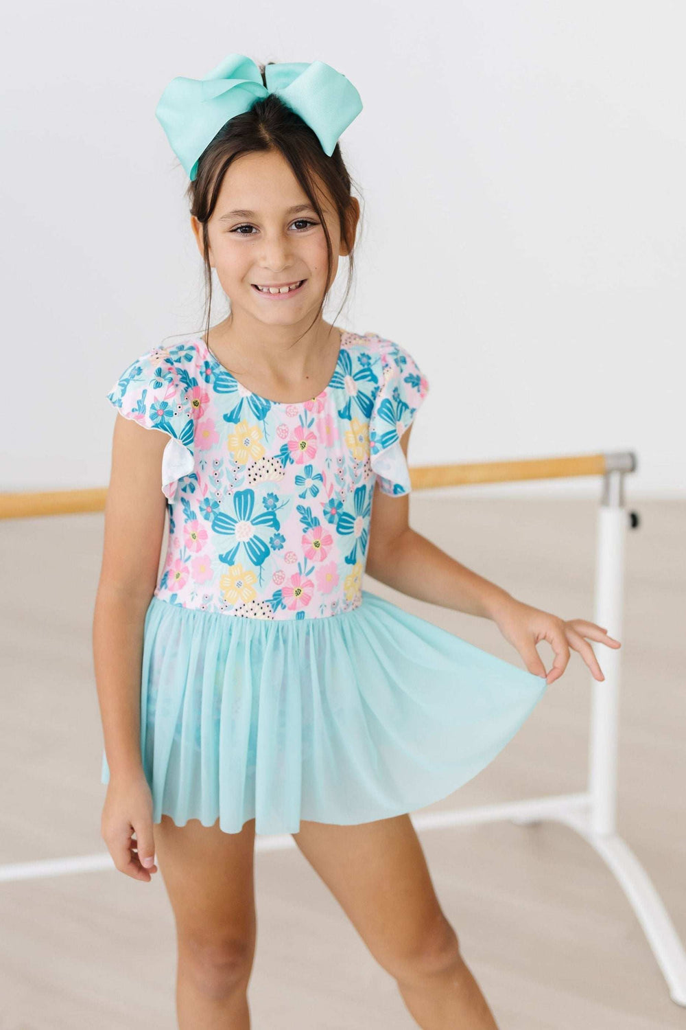 Floral Garden S/S Twirl Leotard - Mila & Rose ® - Flyclothing LLC