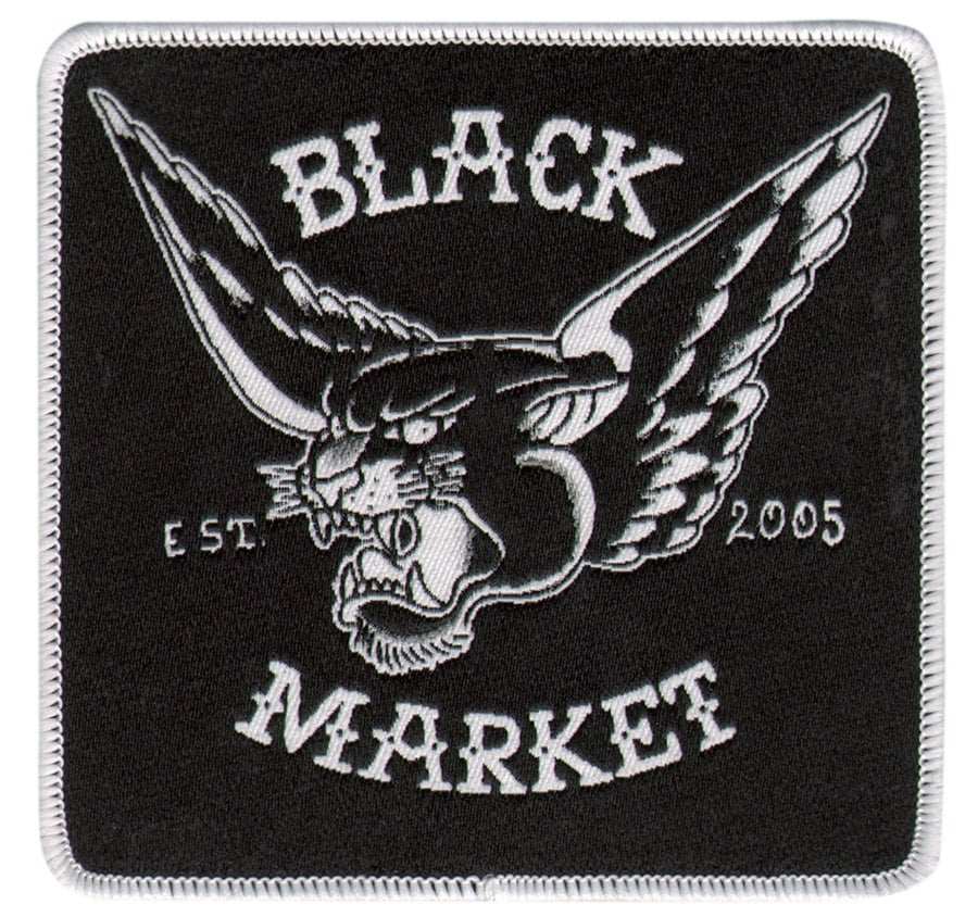 Black Market Art Company Black Market Flying Panther Patch Print - Black Market Art Company - Flyclothing LLC