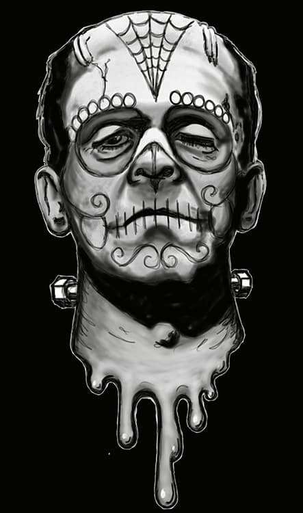 Black Market Art Company Frank De Los Muertos Print - Black Market Art Company - Flyclothing LLC