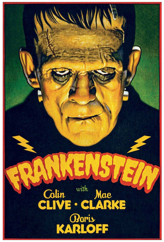 Black Market Art Company Frankenstein Movie Poster Print - Black Market Art Company - Flyclothing LLC