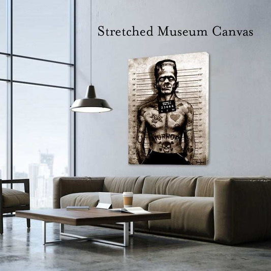 Black Market Art Company Franky Mugshot Print - Black Market Art Company - Flyclothing LLC