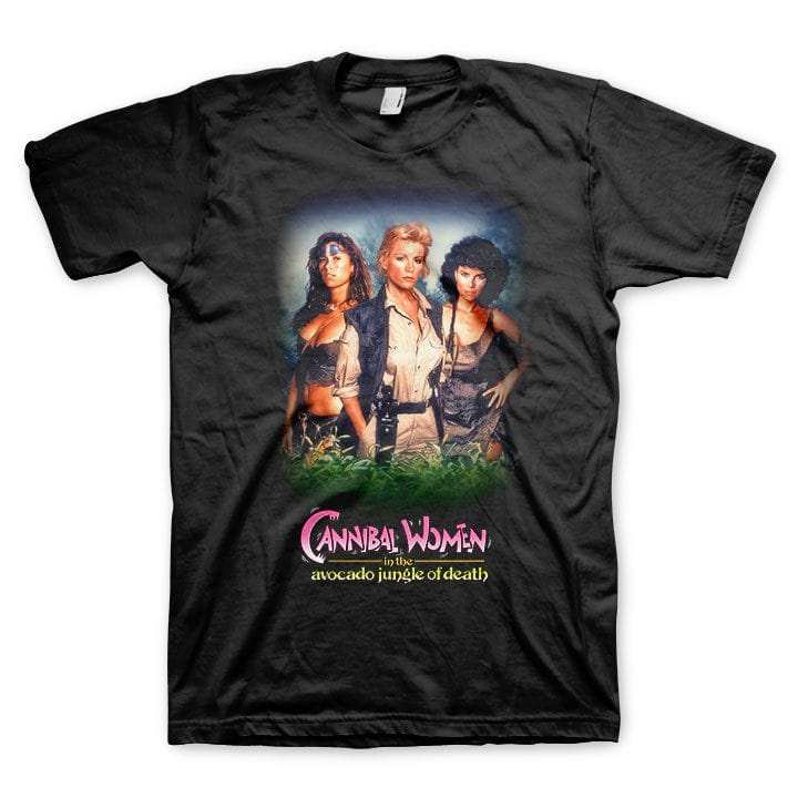 Cannibal Women Movie Poster Womens T-Shirt - Cannibal Women - Flyclothing LLC