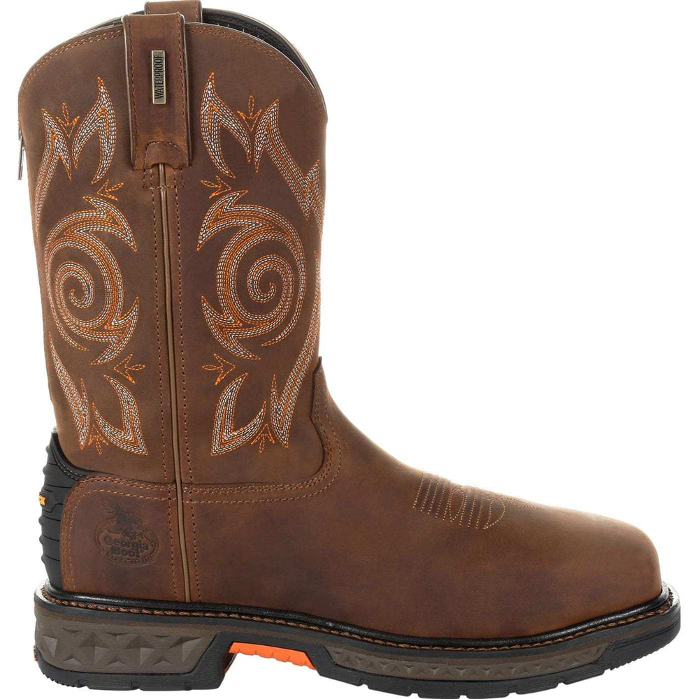 Georgia Boot Carbo-Tec LT Steel Toe Waterproof Pull On Work Boot - Georgia Boot - Flyclothing LLC