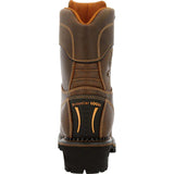 Georgia Boot AMP LT Logger Composite Toe Insulated Waterproof Work Boot - Georgia Boot - Flyclothing LLC