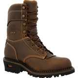 Georgia Boot AMP LT Logger Composite Toe Insulated Waterproof Work Boot - Georgia Boot - Flyclothing LLC