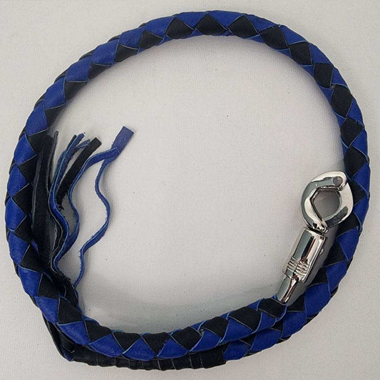 Get Back Whip - Black and Blue - GoLeather - Flyclothing LLC