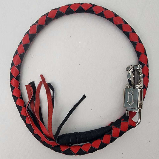 Get Back Whip - Black and Red - GoLeather - Flyclothing LLC