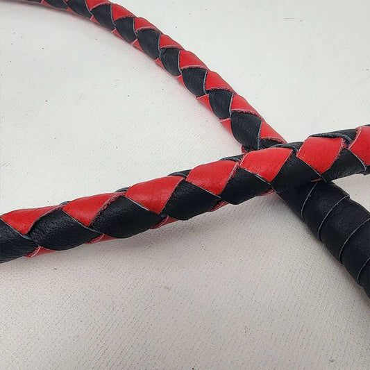 Get Back Whip - Black and Red - GoLeather - Flyclothing LLC