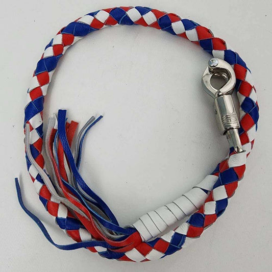 Get Back Whip - Red White and Blue - GoLeather - Flyclothing LLC