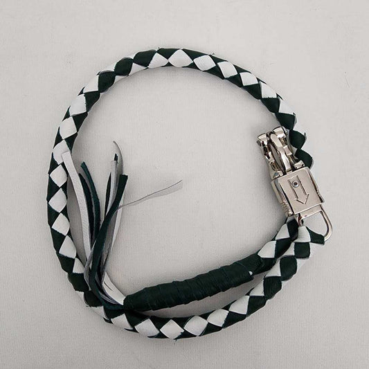 Get Back Whip - Green and White - GoLeather - Flyclothing LLC