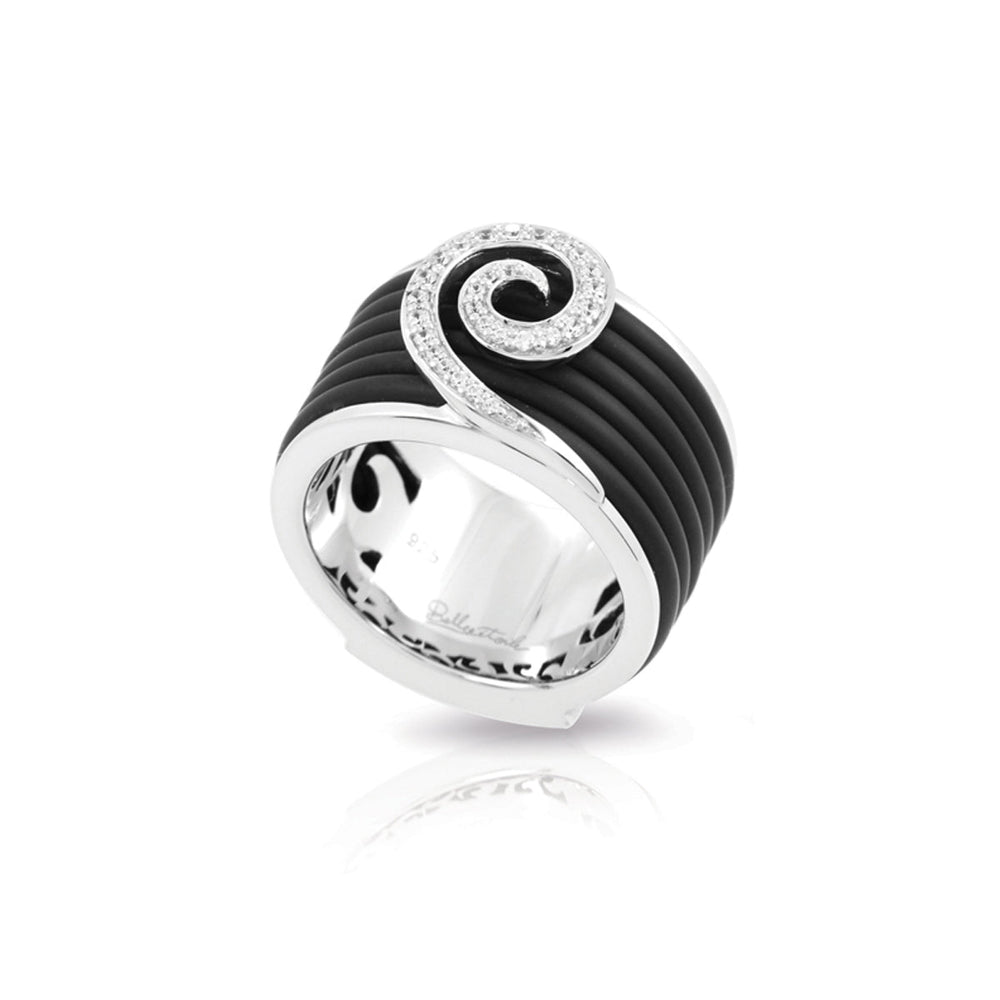 Swirl Rubber Ring - Belle Étoile Jewelry - Flyclothing LLC