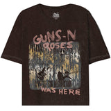 Guns N Roses Three Skeletons Oversize Crop - Guns N Roses - Flyclothing LLC