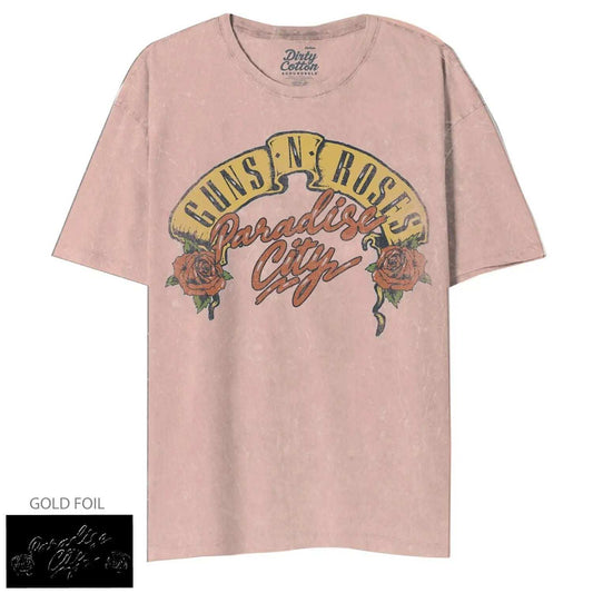 Guns N Roses-Paradise City Roses Unisex Tee - Guns N Roses - Flyclothing LLC