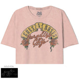 Guns N Roses-Paradise City Roses Oversized Crop Tee - Guns N Roses - Flyclothing LLC