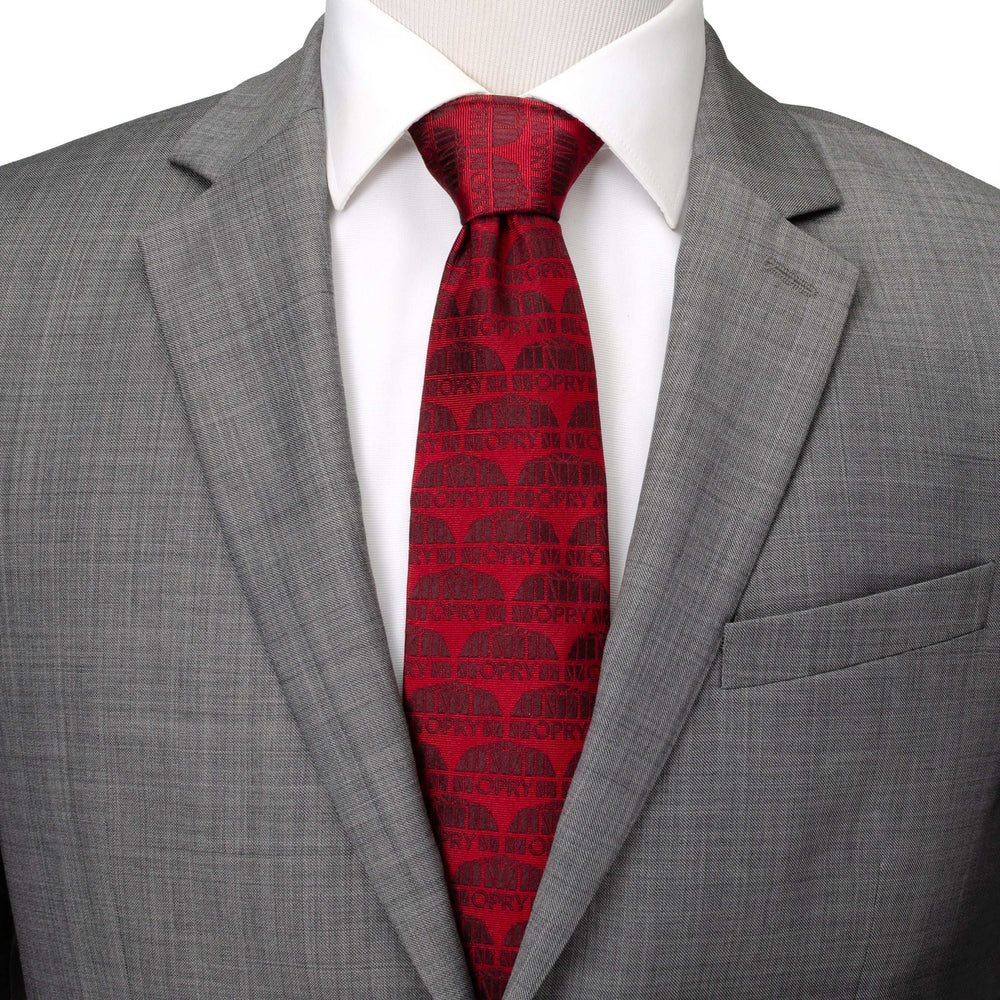 Grand Ole Opry Auditorium Red Men's Tie - Cufflinks.com - Flyclothing LLC