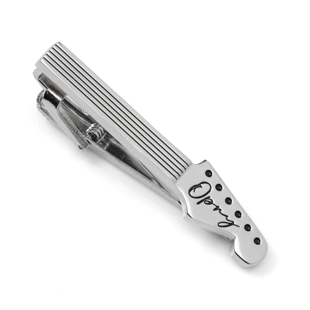 Grand Ole Opry Guitar Neck Silver Tie Clip - Cufflinks.com - Flyclothing LLC