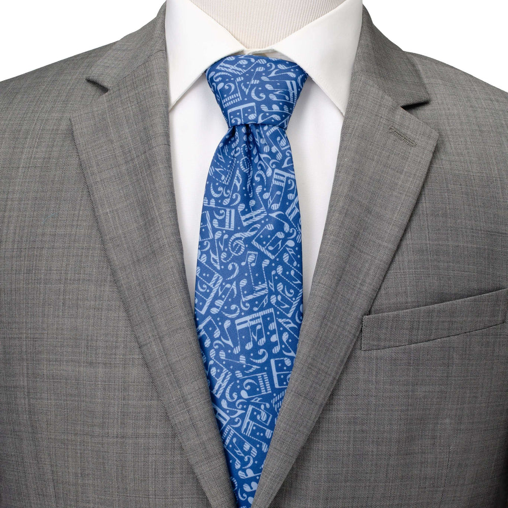 Grand Ole Opry Musical Blue Men's Tie - Cufflinks.com - Flyclothing LLC