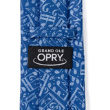 Grand Ole Opry Musical Blue Men's Tie - Cufflinks.com - Flyclothing LLC