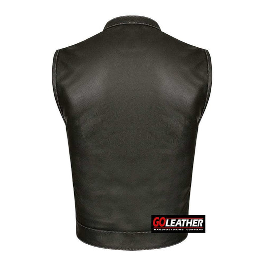 Fury - Club Vest (White) - GoLeather - Flyclothing LLC