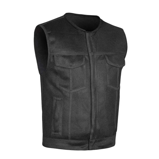 Short Circuit - Lowcut Moto Mesh Vest - GoLeather - Flyclothing LLC
