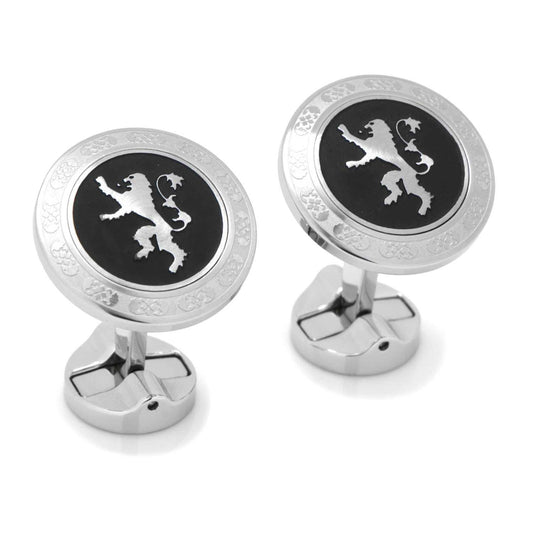 Game of Thrones Lannister Filigree Stainless Steel Cufflinks - Cufflinks.com - Flyclothing LLC