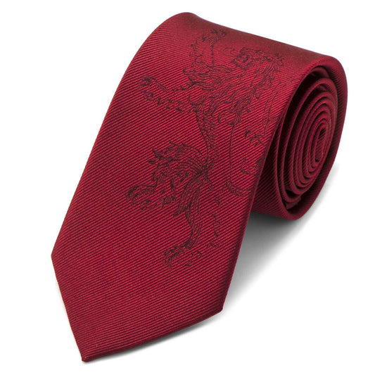 Game of Thrones Lannister Lion Red Men's Tie - Cufflinks.com - Flyclothing LLC