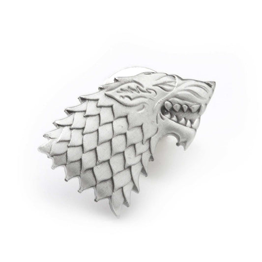 Game of Thrones Stark Direwolf Antiqued Lapel Pin - Cufflinks.com - Flyclothing LLC