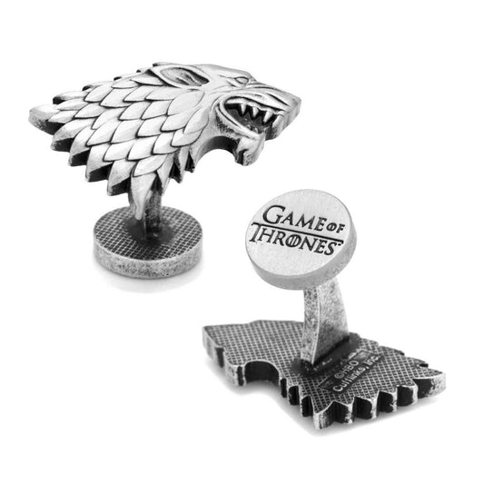 Game of Thrones Stark Direwolf Sigil Cufflinks - Cufflinks.com - Flyclothing LLC