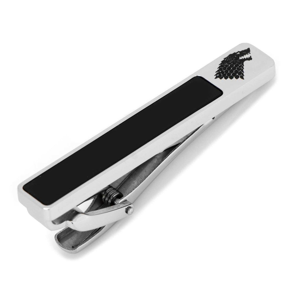 Game of Thrones Stark Onyx Tie Clip - Cufflinks.com - Flyclothing LLC