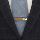 Game of Thrones Stark Inlaid Wood Tie Clip - Cufflinks.com - Flyclothing LLC
