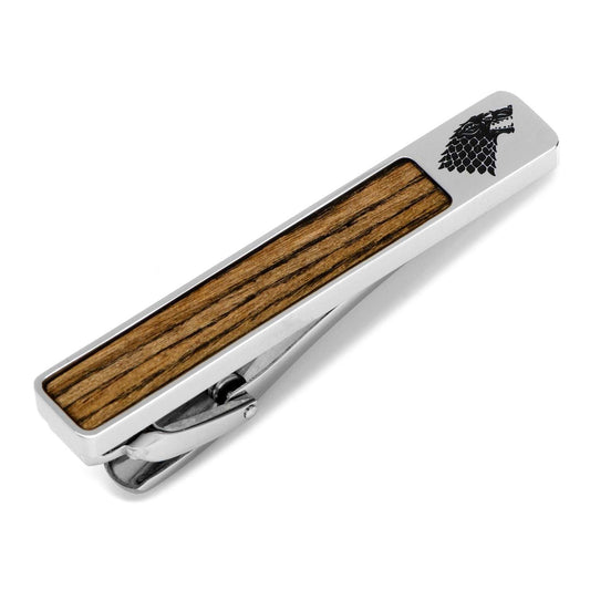 Game of Thrones Stark Inlaid Wood Tie Clip - Cufflinks.com - Flyclothing LLC